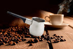 Fino Stainless Steel Turkish Coffee Pot - Professional 18/8 Warmer for Stovetop Coffee, Milk, Tea, Hot Chocolate - Delicious Daily Beverages - 6-Ounce