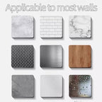 Adhesive Wall Hooks for Hanging Heavy Duty 50 lbs Large Hooks for Walls No Damage, Towel Sticky Clear Hook, Waterproof, Home, Bathroom, Kitchen, Office, and Outdoor 10 Pack