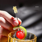 Pineapple Cocktail Picks Martini Picks for Appetizer Sandwiches Cocktail Party Wedding Cherries Citrus Olives Barbeque Snacks Fruit Garnish Skewers 8 pieces
