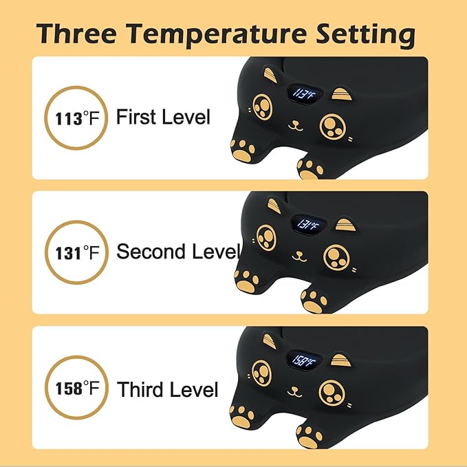 PUSEE Mug Warmer,Coffee Warmer for Desk Candle Warmer Auto Shut Off,Coffee Cup Warmer with 3 Temp Settings,Electric Beverage Warmer Plate for Coffee,Tea,Water Milk and Cocoa(Not Include Cup)