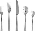 Fortessa Spada 18/10 Stainless Steel Flatware 20 Piece Place Setting, Service for 4