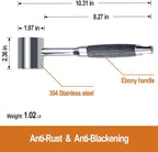 Meat Tenderizer Mallet - Lever Labor-Saving 304 Stainless-Steel Meat Tenderizer Tool for Tenderizing Chicken, Beef, Pork