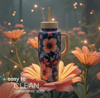 Coldest Tumbler with Handle and Straw - 100% Leak Proof Insulated Tumbler with Lid and Straw (3 Lids) - Stainless Steel Tumblers for Women & Men - Cup Holder Friendly Base, 46 oz (Off Road)