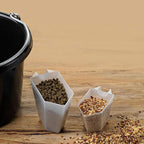 Plastic Measuring Scoop Set, (.625 cc | 1.25 cc | 2.5 cc | 5.0 cc | 7.5 cc | 14.8 cc) for Powders and Granules, Coffee, Pet Food, Grains, Protein, Spices and Other Dry Goods, BPA Free (Pack of 6)