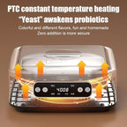 Yogurt Maker Machine,Probiotic Yogurt Maker Machine,Yogurt Maker with Temperature Control,Yogurt Heater,Automatic Yogurt Maker Machine 36 Hours Adjustable Time Probiotic Incubator