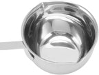 Butter Warmer, Butter Warmer Pot Food Grade Stainless Steel Mini Butter Warmer Milk Warmer Coffee Pot Stovetop Chocolate Melting Pan with 2 Pour Spouts Sauce Pan for Stove Top Coffee Tea Soup(300ML)