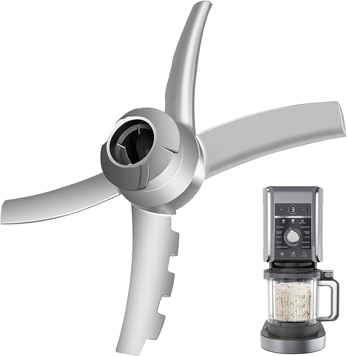 Replacement Paddle Blade for Ninja Creami NC500 Series Deluxe Ice Cream Makers Compatible with Creamerizer NC500 NC501 NC501H NC501HBL CN501CO Creamy Icecream Creamer Machine Mixing Accessories Parts