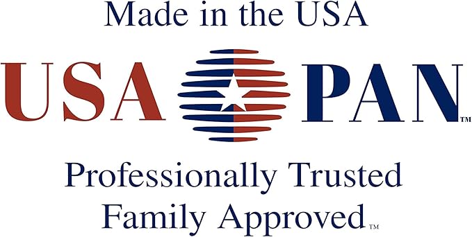 USA Pan Jumbo Texas Muffin Pan, 6 Well, Nonstick & Quick Release Coating, Aluminized Steel