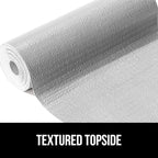 GORILLA GRIP DripGuard Drawer and Shelf Liner for Cabinet, Slip Resistant Non Adhesive Protection for Kitchen, BPA Free Smooth Surface Plastic Liners for Cabinets, Drawers, 12x120 Inch, Light Gray