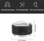 Espresso Accessories Kit 2-in-1 Coffee Distributor and Tamper Leveler, WDT Tool and Magnetic Dosing Funnel (54mm)