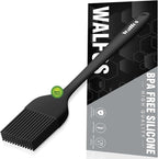 Walfos Silicone Basting Pastry Brush, Heat Resistant Pastry Brush, Perfect for Oil Butter BBQ Grill Baking Kitchen Cooking, Strong Steel Core and One-Pieces Design, BPA Free and Dishwasher safe (10")
