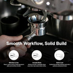 Crema Coffee Products 58mm Dosing Funnel|Compatible with 58mm Breville Portafilter,DualBoiler and OracleEspressoMachines|PreventsSpillage&Waste|DurableStainlessSteel|EasyFit for Clean,ConsistentDosing