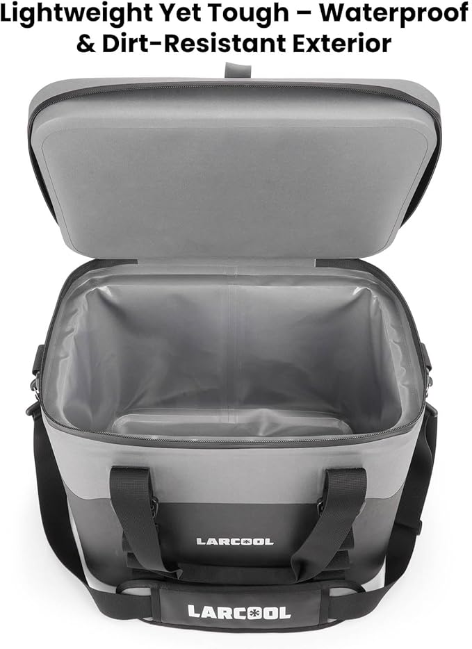 Soft Cooler Bag 24 Can Ultra-Tough Small Cooler, Insulated Soft Sided Cooler Bag, Portable Small Ice Chest with Shoulder Strap, Waterproof Cooler Bag for Camping, Beach, Picnic, Car, Fishing