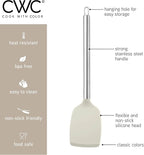 COOK WITH COLOR Silicone Cooking Utensils, Kitchen Utensil Set, Easy to Clean Silicone Kitchen Utensils, Cooking Utensils for Nonstick Cookware, Kitchen Gadgets Set, 10 Pieces, Brown