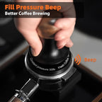 MHW-3BOMBER Espresso Coffee Tamper 51mm with Three Spring Loaded Calibrated Espresso Tamper 30lbs Tamper for Espresso Machine with Sound Feedback T6182T-OS