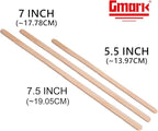 Gmark Coffee Stir Sticks 7.5" 1000pc Round End, Eco Friendly Coffee Stirrers Wood for Hot Drinks - Natural Birch Wood GM1117