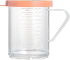 Restaurantware RW Base 10 Ounce Clear Plastic Dredge Spice Shaker 1 Reusable Dry Rub Shaker - Includes Rose Perforated Lid With Handle Clear Polycarbonate Spice Shaker For Any Seasoning