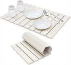 Large Stone Dish Drying Mat for Kitchen Counter,Foldable Water Absorbing Diatomaceous Earth Dish Drying Mat,Quick Dry Stone Dishes Mats for Countertop Bottles Utensils Cups,24"L x 16"W