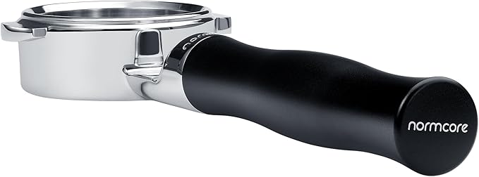 Normcore 58mm Unibody Bottomless Portafilter with Built-in 0.28mm High Extraction Basket For all La Marzocco Home Espresso Machines, 22g