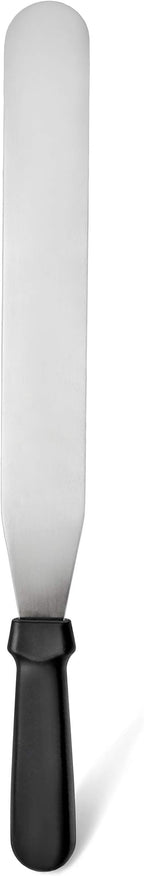 New Star Foodservice 38101 Straight Icing Spatula, 12-Inch Blade, 17-Inch Overall, Silver