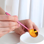 TEHAHA 8 Pcs Coffee Spoons, Stainless Steel Espresso Spoon，5.3 Inches Mini Tea Spoon, Lightweight Small Round Spoons Set for Coffee,Tea,Ice Cream,Sugar,Cappuccino