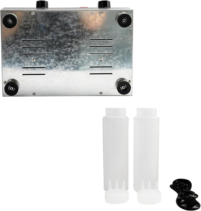 Commercial Electric Sauce Warmer Electric Cheese Sauce Warmer Hot Fudge Warmer Dispenser Cheese Dispenser Warmer with 2 Pump (2 Pump Head)