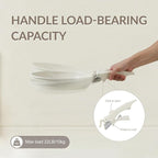 8PCS Ceramic Cookware,Nonstick Ceramic Pan, Removable Handle Pots and Pans Set, Stackable Pan Set, Nonstick Pots and Pans Set Non Stick pot for Home,RV