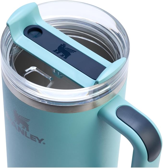 STANLEY Quencher H2.0 Tumbler with Handle and Straw 40 oz | Flowstate 3-Position Lid | Cup Holder Compatible for Travel | Insulated Stainless Steel Cup | BPA-Free | Agave