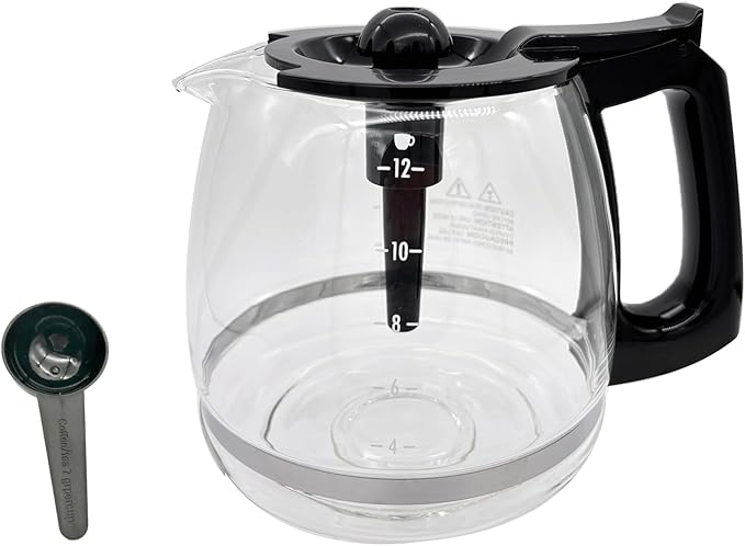 universal coffee pot replacement for 12 cup coffee maker, Compatible with Mr Coffee, Black&Decker, Hamilton Beach& most brand coffee maker in market, pls refer to detail for compatibility.