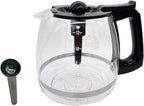 universal coffee pot replacement for 12 cup coffee maker, Compatible with Mr Coffee, Black&Decker, Hamilton Beach& most brand coffee maker in market, pls refer to detail for compatibility.