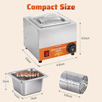 Heated Butter Spreader Stainless Steel Butter Wheel Butter Warmer Roller Bread Butter Spreader Wheel for Breakfast Picnics Barbecue Grill Camping 68-230℉ 110V