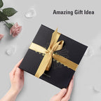 SHOSHIN Stemless Wine Glass, 18Oz Wine Glasses Set of 4, Hand Cut Premium Unique Wine Glasses, Crystal Wine Glass for Red and White Wine, Handmade Gifts for Women, Men and Friends