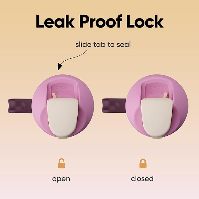 Owala FreeSip Tumbler Insulated Stainless Steel Water Bottle with Built-in Straw and Side Handle, For Travel, Work, School, and Sports, 40oz, BPA Free, Leak Proof, Daybreak