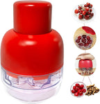 2025 Upgrade Cherry Pitter Tool，8 in 1 Cherry Seed Remover ，Quick Portable Push-Down Cherry Corer for Kitchen, Picnics