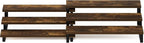 Furinno Ravel 3-Tier Multipurpose Expandable, Nestable Kitchen Counter Spice Rack Organizer, Set of 2, Amber Pine/Black