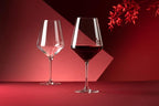 Krosno Crystal Red Wine Glasses | Set of 4 | 24.7 oz | Avant-garde Collection | Ideal for Home, Restaurant and Party | Dishwasher Safe | Lead-Free Crystal Glass