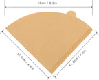 Coffee Filters 2, Cone Coffee Filters, Disposable Natural Paper Filter 1-4 Cup, Pour Over Coffee Filter Compatible with V60 and Drip Coffee Maker, (Unbleached, 100 Count)