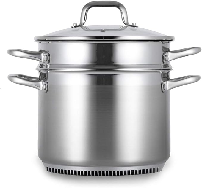 FreshAir Stainless Steel 8Qt Turbo Steamer/Pasta Cooker