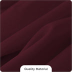 Fitable 8 Pack Round Tablecloths: Stain Resistant Wrinkle Free Circle Table Clothes, Washable Reusable Polyester Table Covers for Wedding Party Birthday Banquet Reception(Burgundy, 120 Inch)