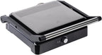 MOI Panini Press Grill & Sandwich Maker - 180° Dual-Plate Stainless Steel Grill Press for Paninis, Grilled Cheese, Burgers, Quesadillas, Breakfast, and More - 11 x 9 Inch Panini Maker with Drip Tray