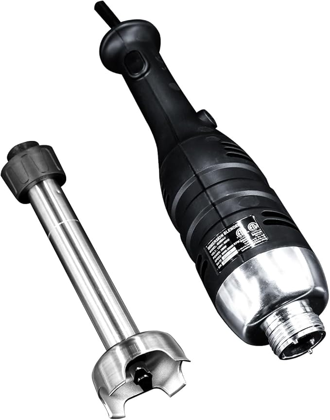 VONCI 280W Commercial Immersion Blender, Light Duty Hand Blender with Variable Speed 6000-20000RPM, Handheld Stick Mixer with 9.5" Detachable Shaft, Professional Blender for Restaurant Kitchen.