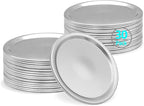 Canning Lids Regular Mouth, 30 Count 70MM Mason Jar Split-Type Metal Canning Lids for Ball, Kerr, Canning Jar lids Bulk, Food Grade Material Reusable Leak Proof Lids with Silicone Seals Rings