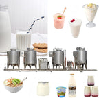 Yogurt milk processing machine， commercial pasteurization, fermentation, and storage equipment, equipped with imported compressor and automatic CIP cleaning function，for dairy farms and food factories
