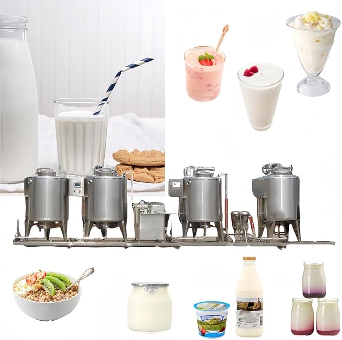 Commercial yogurt maker, Yogurt Fermentation Machine, Imported Compressor & 50mm Insulation, Multi-Functional Milk Pasteurization Equipment for Farms, Collection Stations