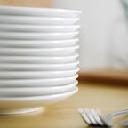 BTaT- White Dessert Plates, Set of 12, Small Plates for Appetizers, Small Plate, Small Appetizer Plates, Small White Plates, Dessert Plates Porcelain, Plates, White Plates, Christmas Gifts