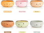 Small Hand Craft Dessert Bowls - 12oz, Set of 6 - Microwave, Oven, Dishwasher Safe, Ice Cream, Soup, Snacks, Rice, Cereal, Chili, Side Dishes Dips, Ideal Gift - Blossom Assorted Colors