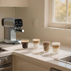 Espresso Machine with Steam Milk Frother：20 Bar Expresso Coffee Machines for Home-Espresso Maker with 27 oz Water Tank-Barista Coffee Maker for Americano Cold Brew Latte Cappuccino