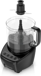 BLACK+DECKER Food Processor and Vegetable Chopper, Stainless Steel Blade, 8-Cup Capacity, 450W Power with Attachments to Shred, Slice, Mince, Grind, and Puree