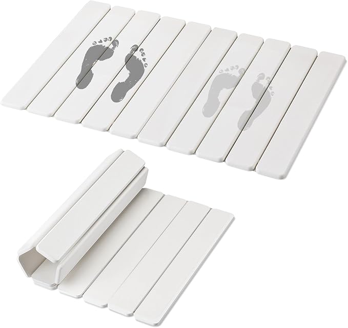 Large Stone Dish Drying Mat for Kitchen Counter, Quick Dry Stone Bath Mats for Bathroom, Foldable Ultra Absorbent Diatomaceous Earth Mat for Dishes Bottles Cups, Match Any Countertop, 23.23'' x 15.4''