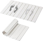 Large Stone Dish Drying Mat for Kitchen Counter, Quick Dry Stone Bath Mats for Bathroom, Foldable Ultra Absorbent Diatomaceous Earth Mat for Dishes Bottles Cups, Match Any Countertop, 23.23'' x 15.4''